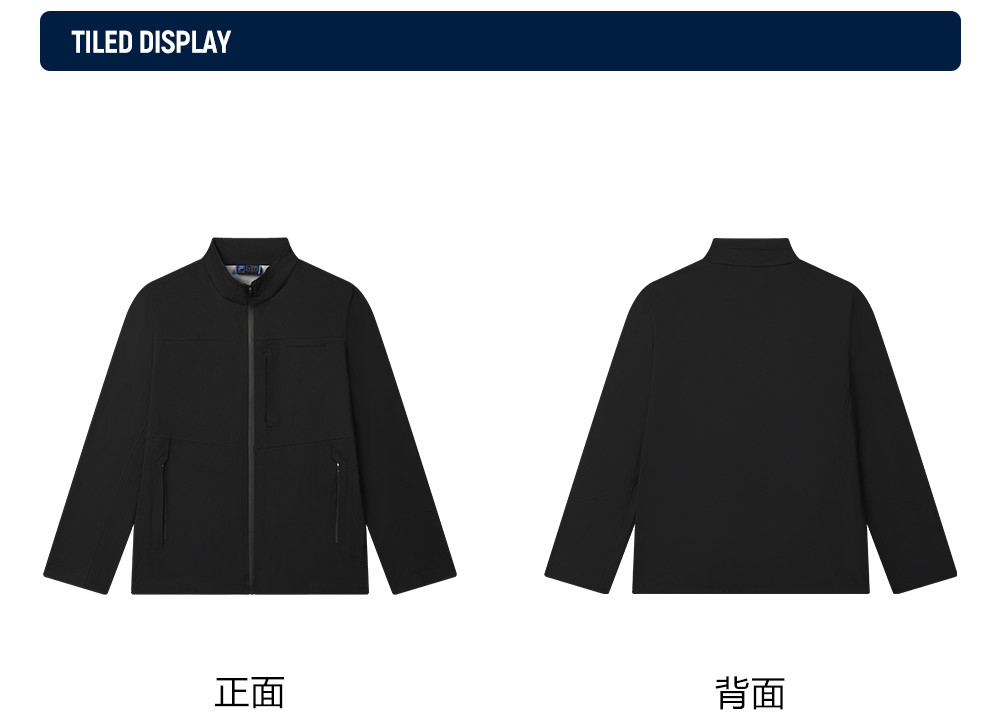 FILA CORE LIFESTYLE BLUE CONTEMPORARY OASIS Men Woven Jacket (Black / Grey)
