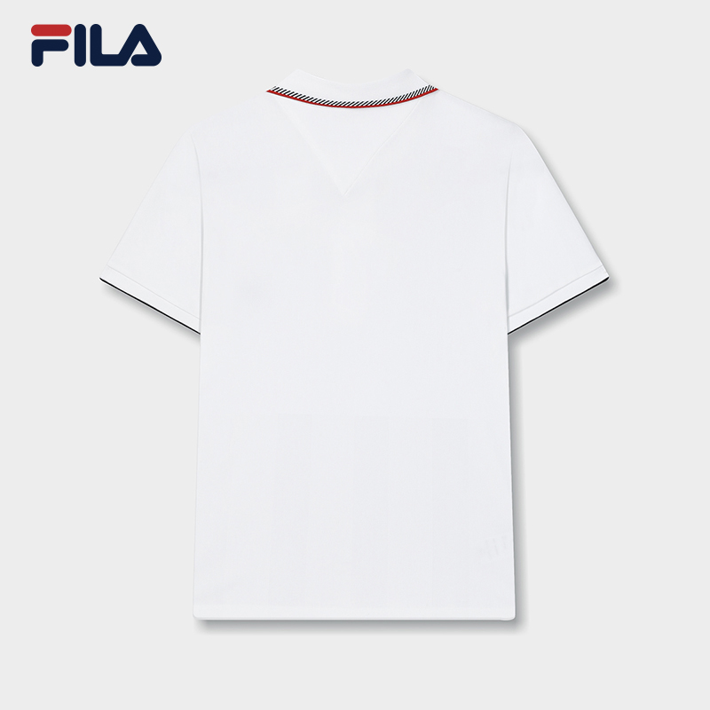 FILA CORE CROSS OVER MODERN HERITAGE Men Short Sleeve Polo (Navy / White)