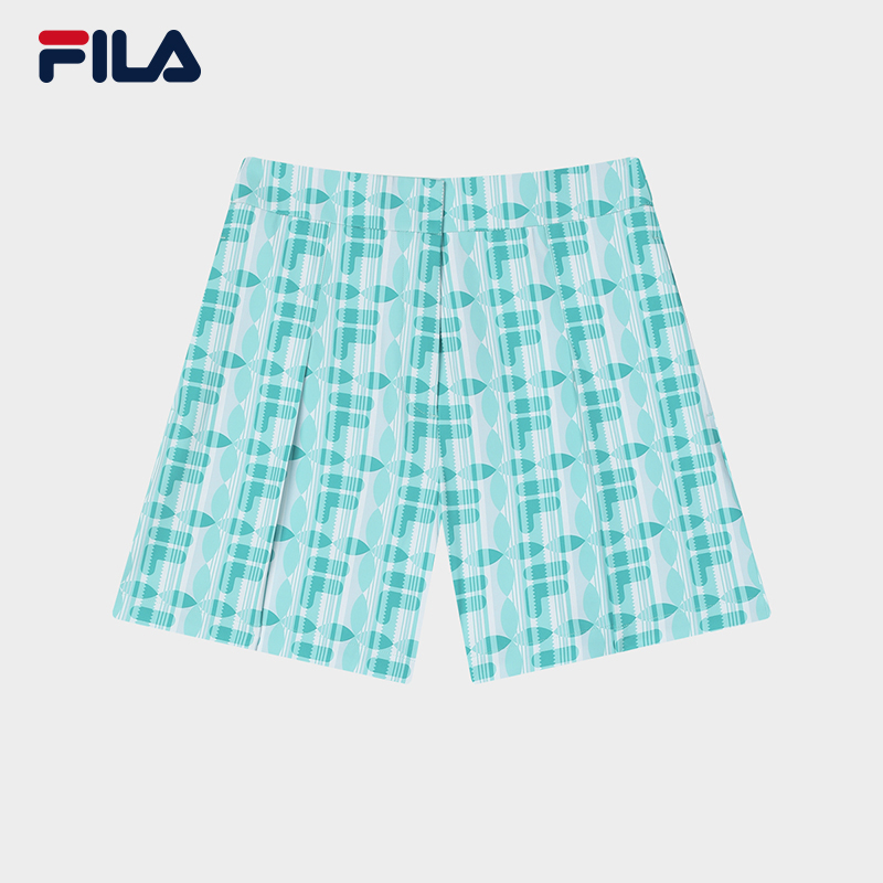 FILA CORE WHITE LINE EMERALD Women Woven Shorts in Full Print