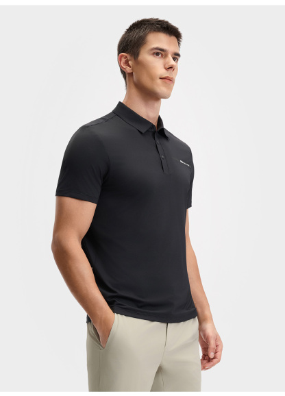 FILA CORE ATHLETICS FITNESS MEN ARTE ELEGANTE Men Polo T-shirt (Black)