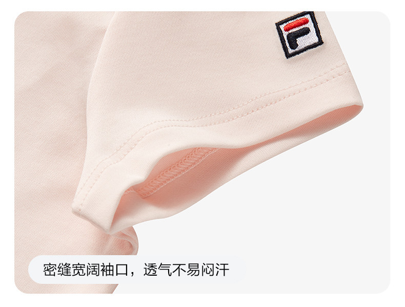 (105-165cm) FILA KIDS x Wiggle Wiggle Summer Short Sleeve T-shirt for girls in Candy Light Pink