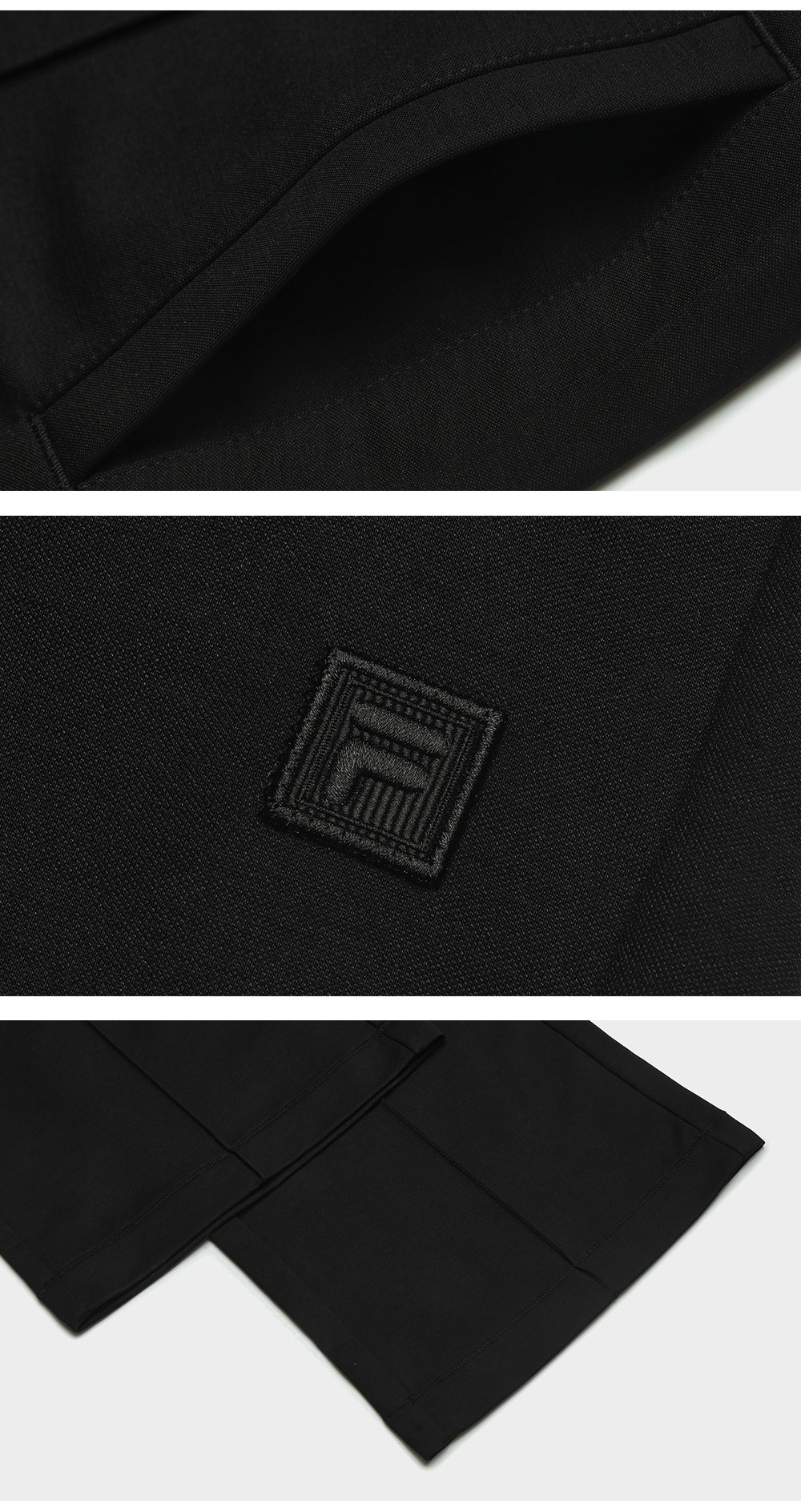 FILA CORE LIFESTYLE MILANO ENJOY A CUP OF JOE Women Knit Pants (Black)