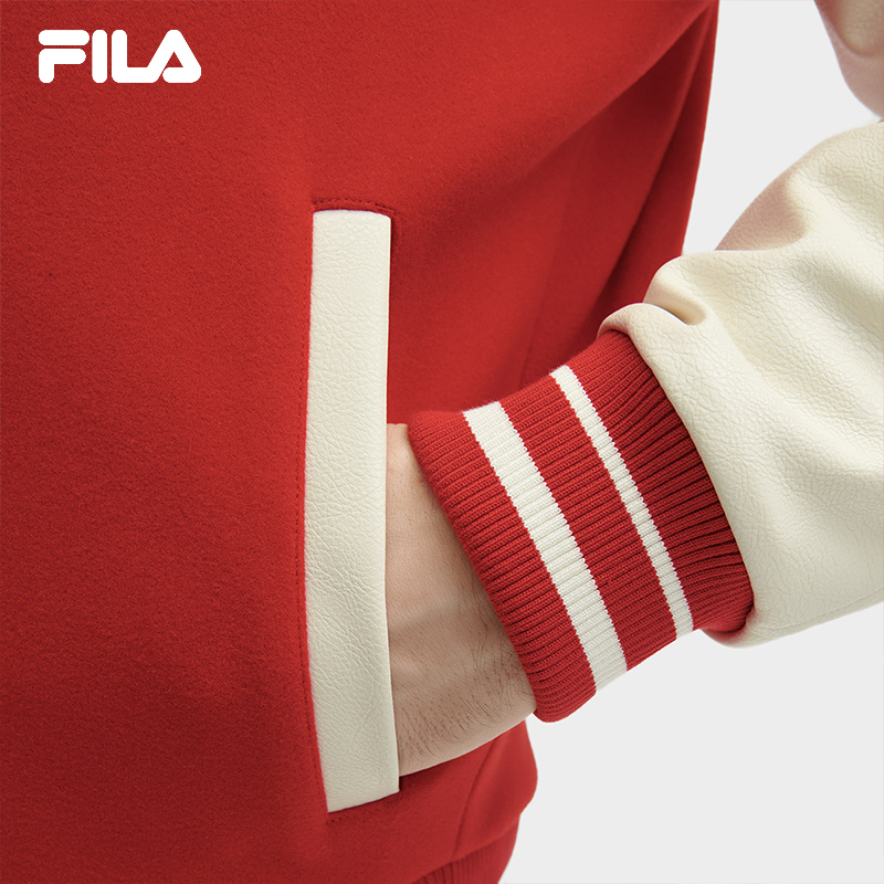 FILA CORE CNY WHITE LINE ORIGINALE Men's Cotton Suit in Red Chinese New Year