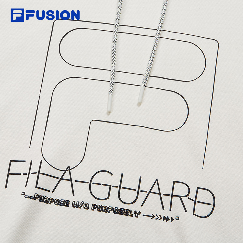 FILA FUSION INLINE URBAN TECH FUTURE TECH STREET Men Hoodie (White)