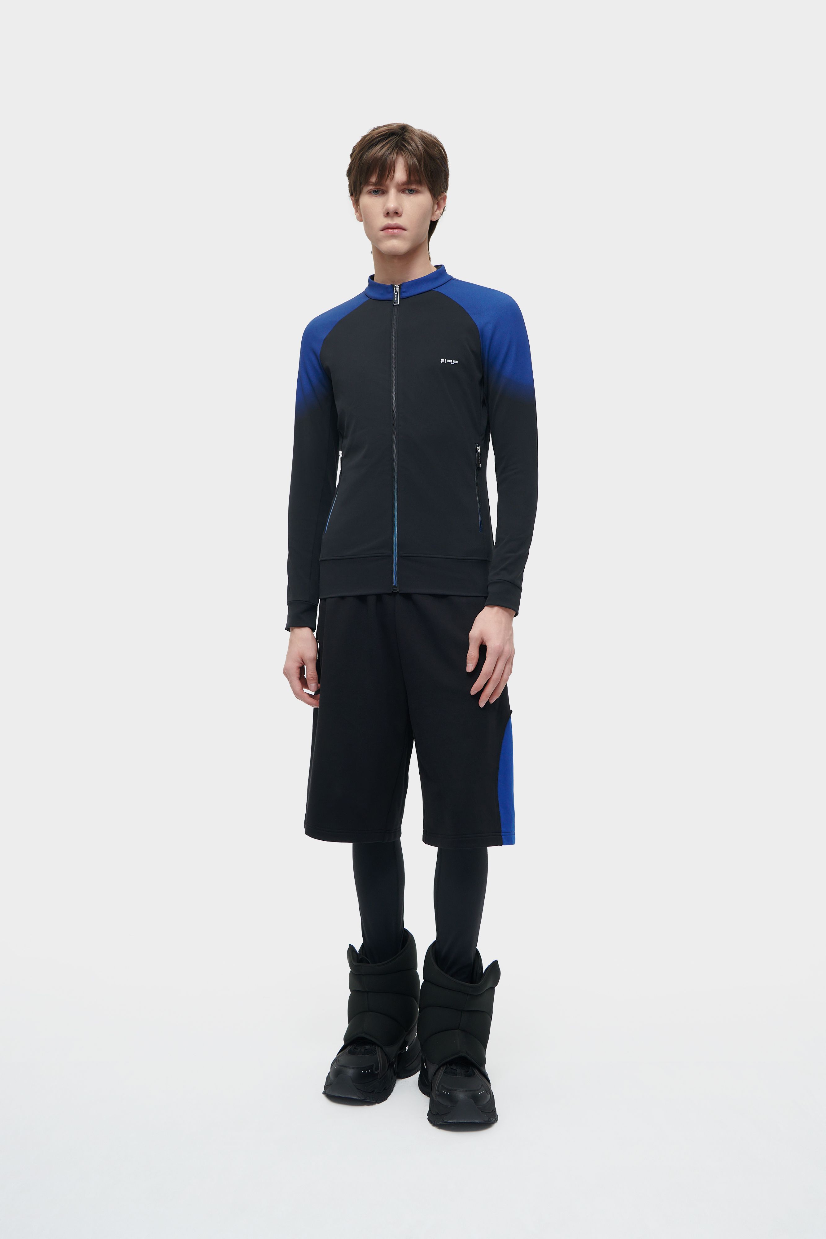 FILA FUSION x TEAM WANG DESIGN Men's Knit Top in Black