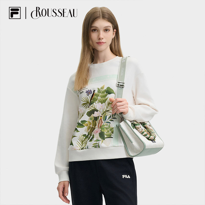 FILA CORE LIFESTYLE HERITAGE DREAM JUNGLE Women Sweatshirt (Beige)