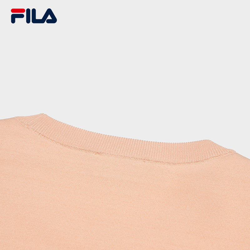 FILA CORE LIFESTYLE EMERALD FANCY BRERA Women Knit Blouse (Orange)