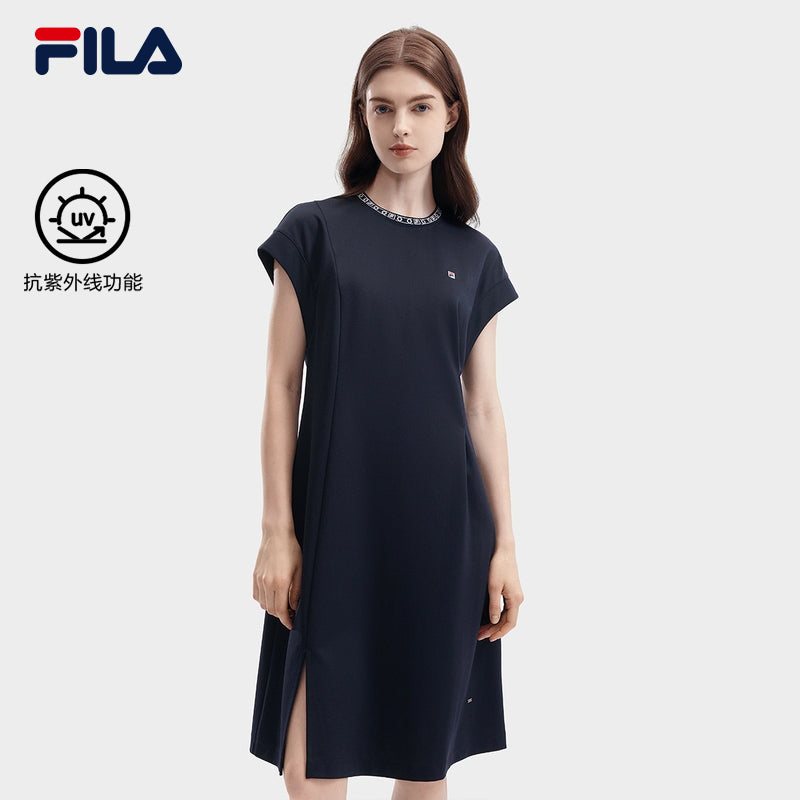 No.1135 FILA ラケットデザインワンピース☆NAVY☆XL☆新品☆