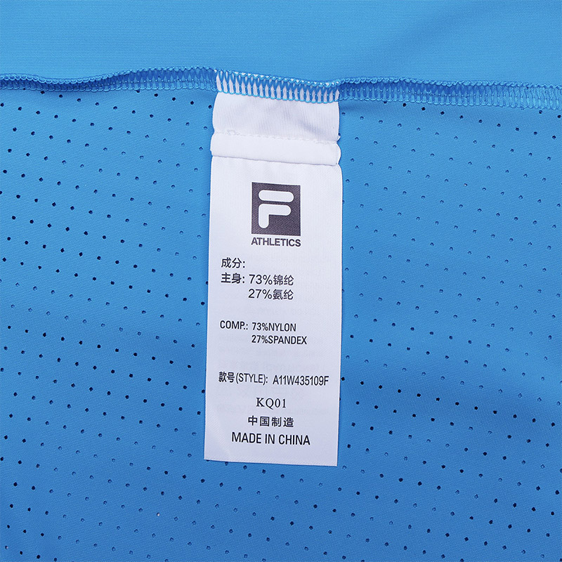 FILA CORE ATHLETICS GOLF (DP WORLD TOUR) Women Short Sleeve T-shirt (Blue)