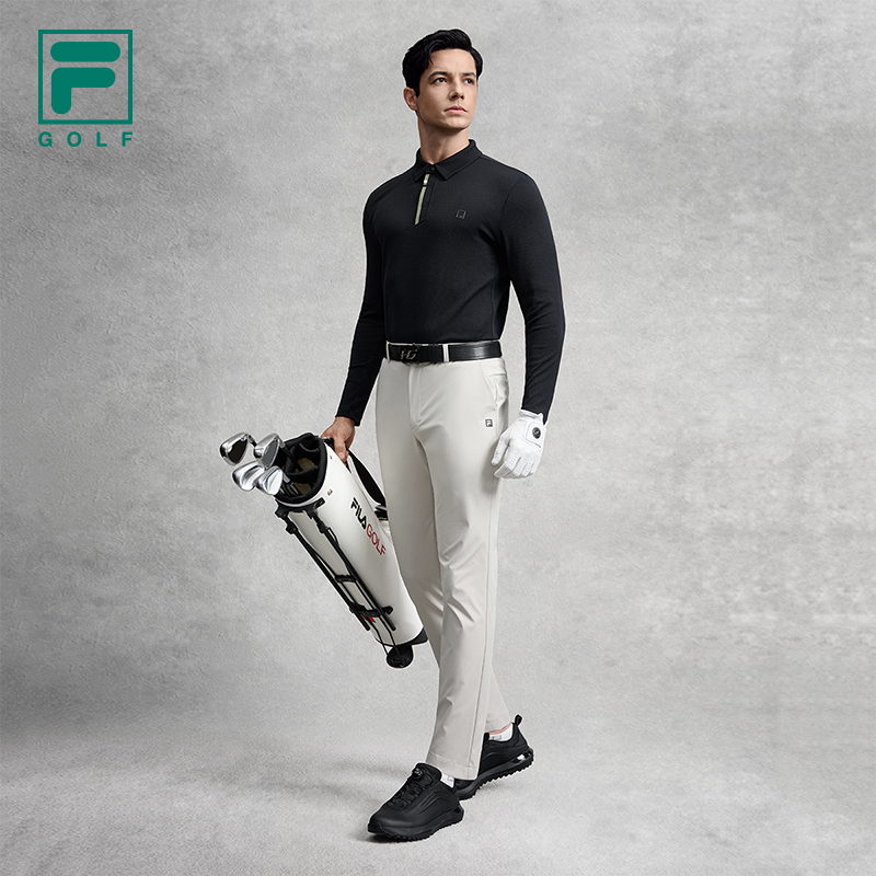 FILA CORE ATHLETICS GOLF BTB Elegant Duality Men Long Sleeve Polo