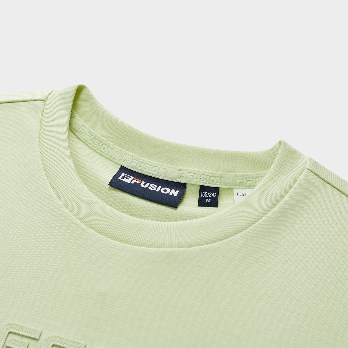 FILA FUSION INLINE Women Knitted Short Sleeve Top