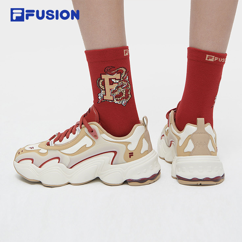 [ CNY Collection ] FILA FUSION TENACITY CNY Chinese New Year FUSION SNEAKERS Women's Sneakers in Purple