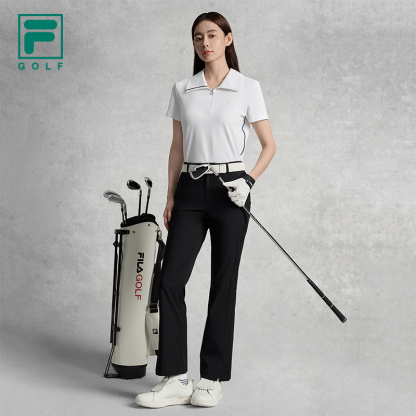 FILA CORE ATHLETICS GOLF ELITE GOLF CLUB Women Short Sleeve Polo (White)