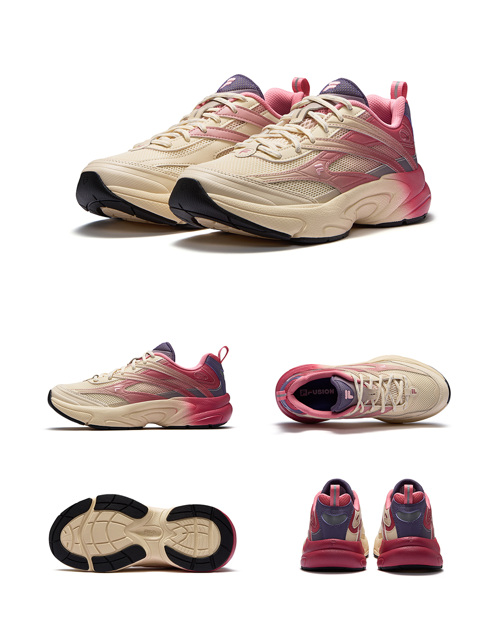 FILA FUSION FUSION LIGHT Women Sneakers (Red / Beige )