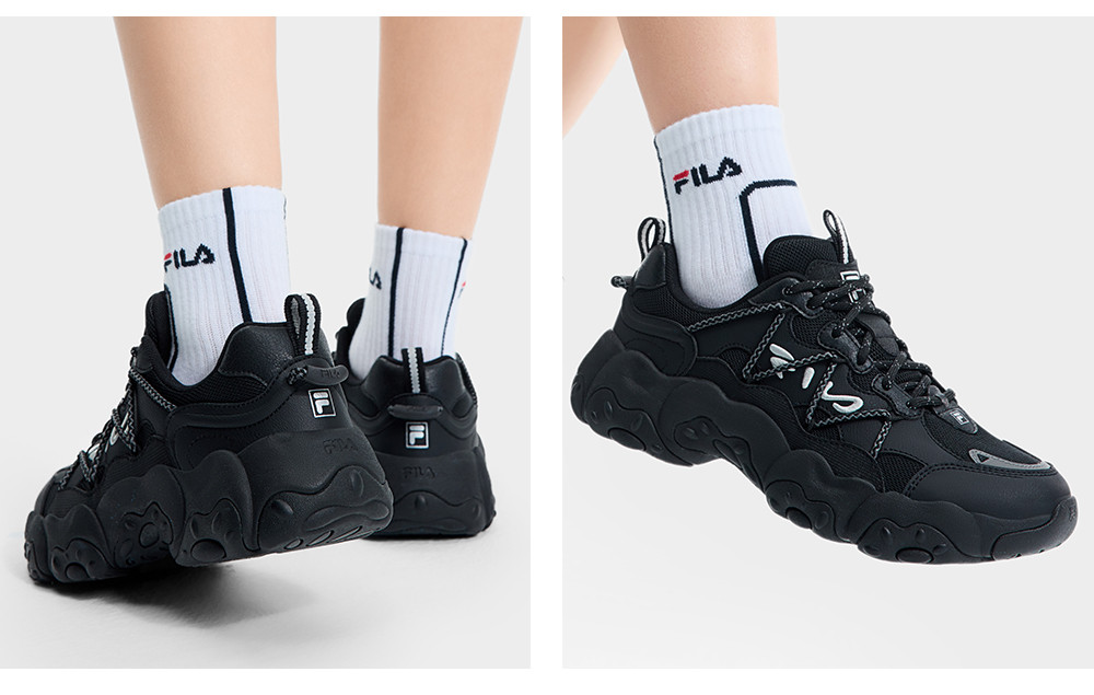 FILA CORE FASHION FLUID 6 Women Sneakers (Black / Grey / White)