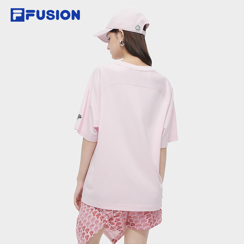 FILA FUSION INLINE CULTURE Women Short Sleeve T-shirt in Light Pink