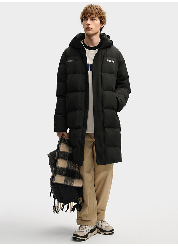 FILA CORE FILA ORIGINALE Men Down Jacket（Black)