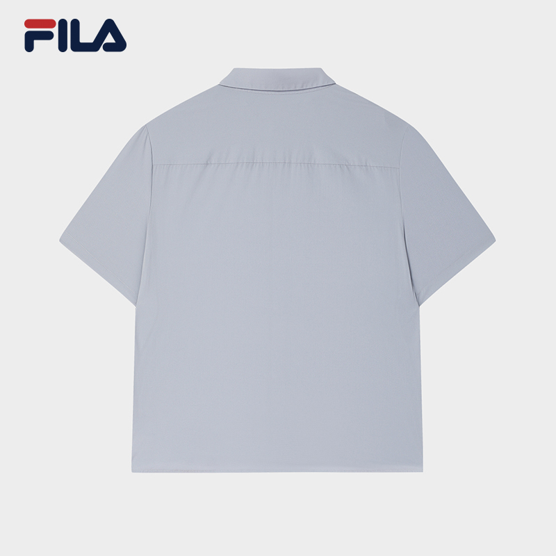 FILA CORE LIFESTYLE WHITE EVERYDAY ELEGANCE Men Short Sleeves Shirt