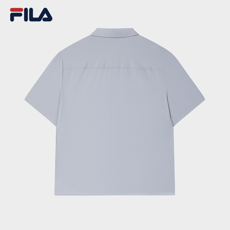 FILA CORE LIFESTYLE WHITE EVERYDAY ELEGANCE Men Short Sleeves Shirt