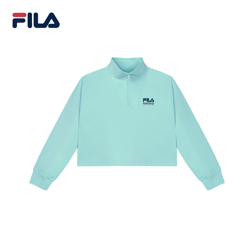 FILA CORE Women's MAGIC STICK WHITE LINE ORIGINALE Sweater in Turquoise