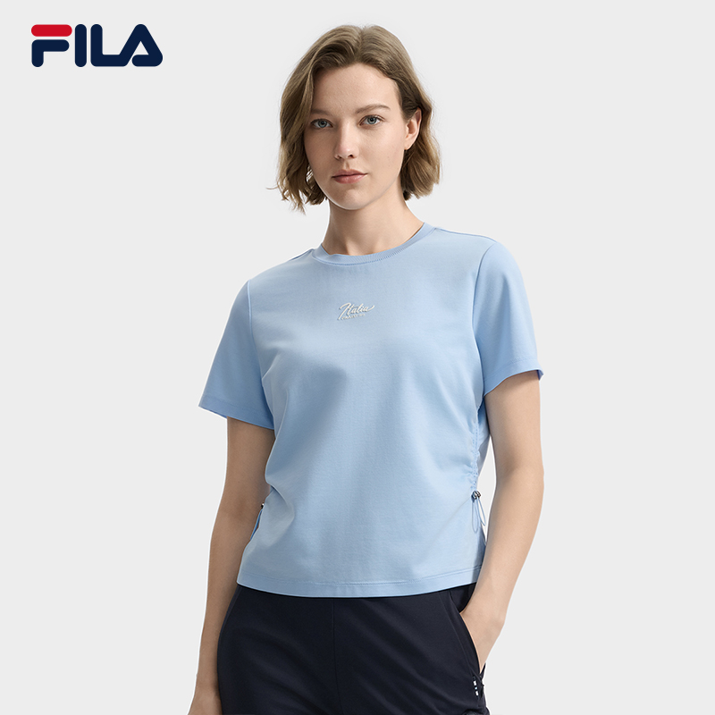 FILA CORE LIFESTYLE WHITE LINE ESCAPE THE CITY Women Short Sleeve T-shirt