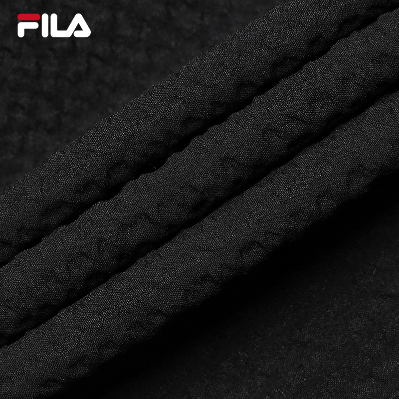 FILA CORE WHITE LINE FILA ORIGINALE Men Short Sleeves Woven Top in Black