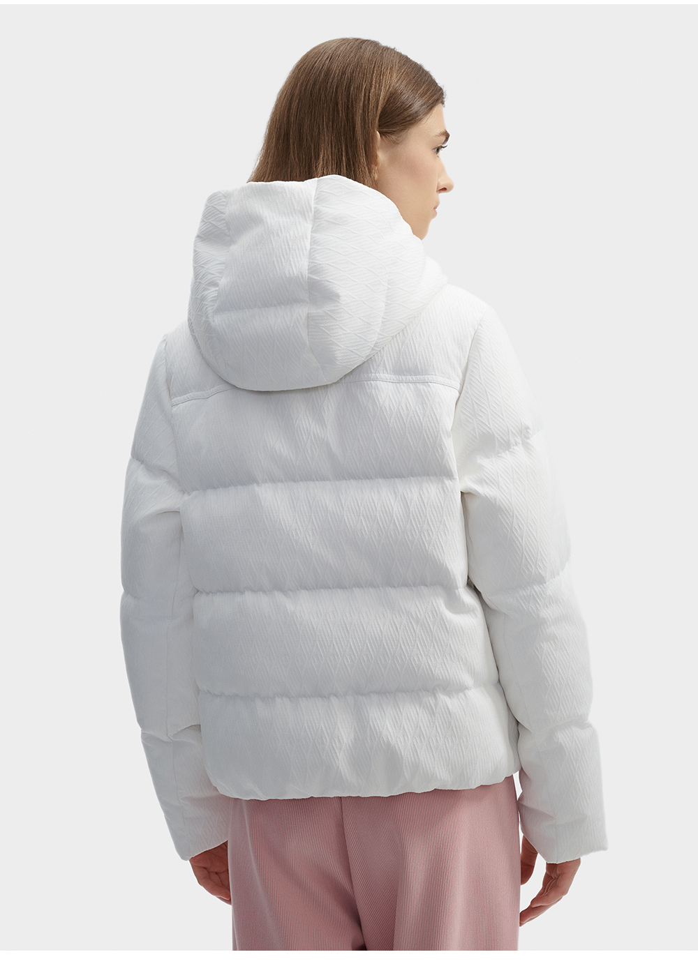 FILA CORE LIFESTYLE WHITE LINE GRENOBLE Women Down Jacket (White)