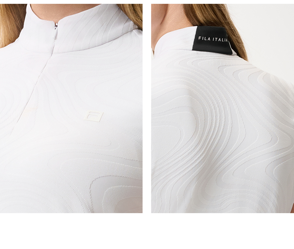 FILA CORE ATHLETICS GOLF MODERN FUSHION Women Short Sleeves T-Shirt (Black / White)