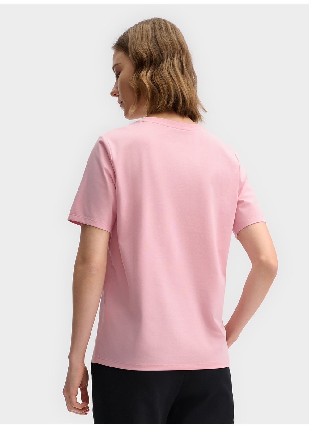 FILA CORE LIFESTYLE WHITE LINE THE GALLERIA VITTORIO EMANUELE II Women Short Sleeves T-Shirt (Light Pink / Black / White)
