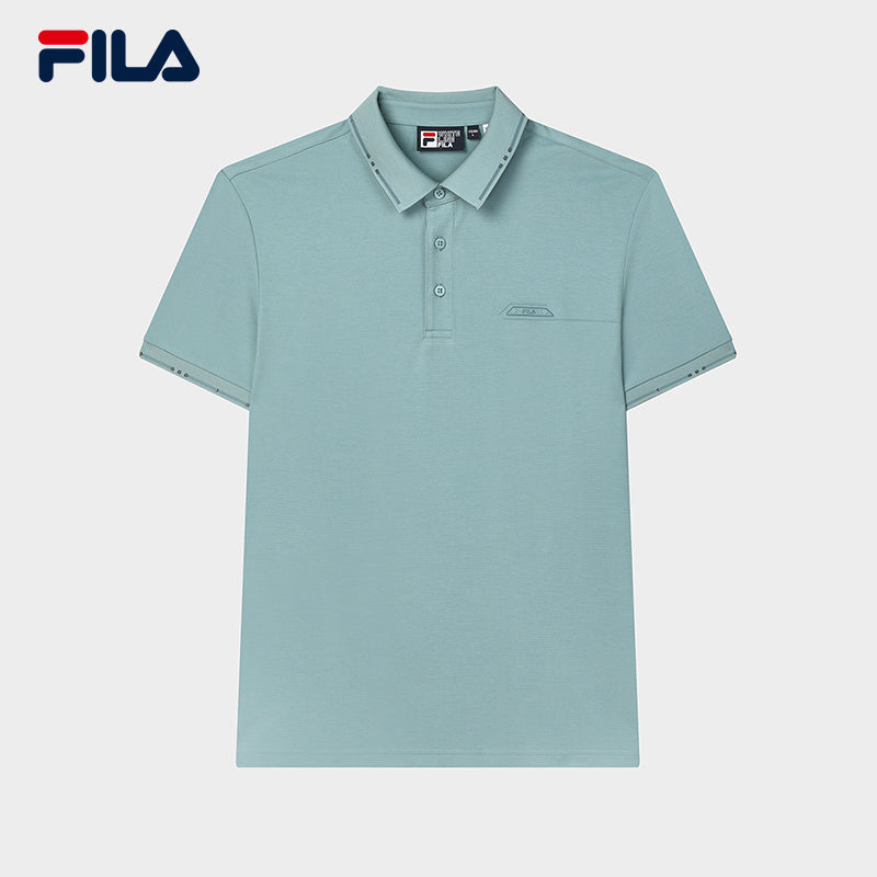 FILA CORE LIFESTYLE WHITE ORTISEI Men Polo T-shirt