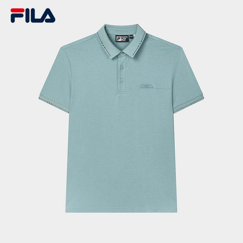 FILA CORE LIFESTYLE WHITE ORTISEI Men Polo T-shirt