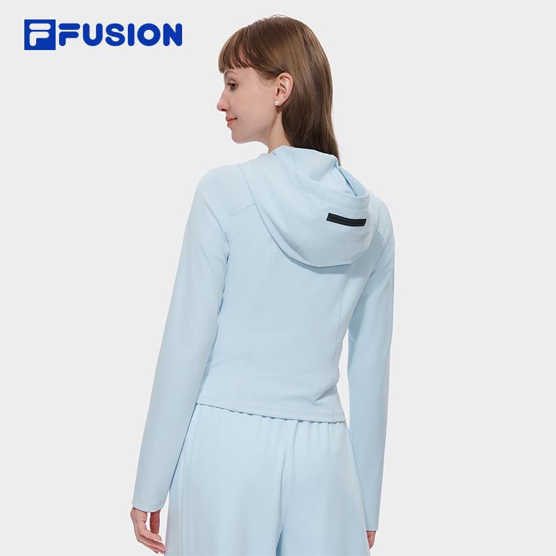 FILA FUSION INLINE Women Knitted Hooded Jacket