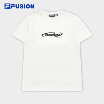 FILA FUSION BASKETBALL INLINE UNIFORM Men's Short Sleeve T-shirt (Black / White / Khaki - Cotton)