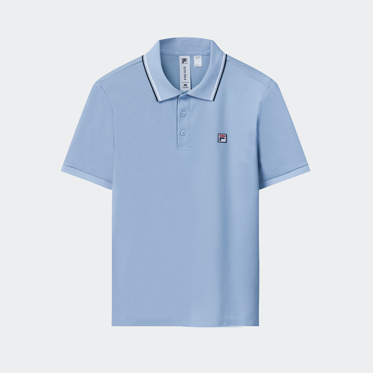 FILA Men Knitted Short Sleeve Polo Shirt