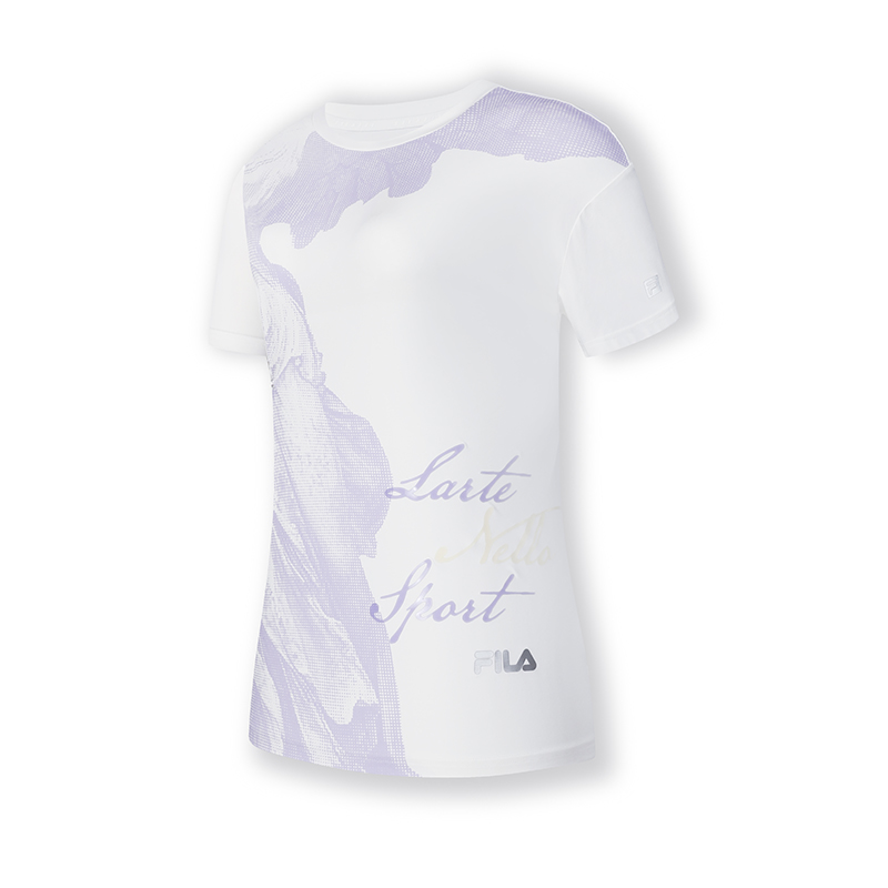 FILA CORE ATHLETICS FITNESS Women Short Sleeve T-shirt in White