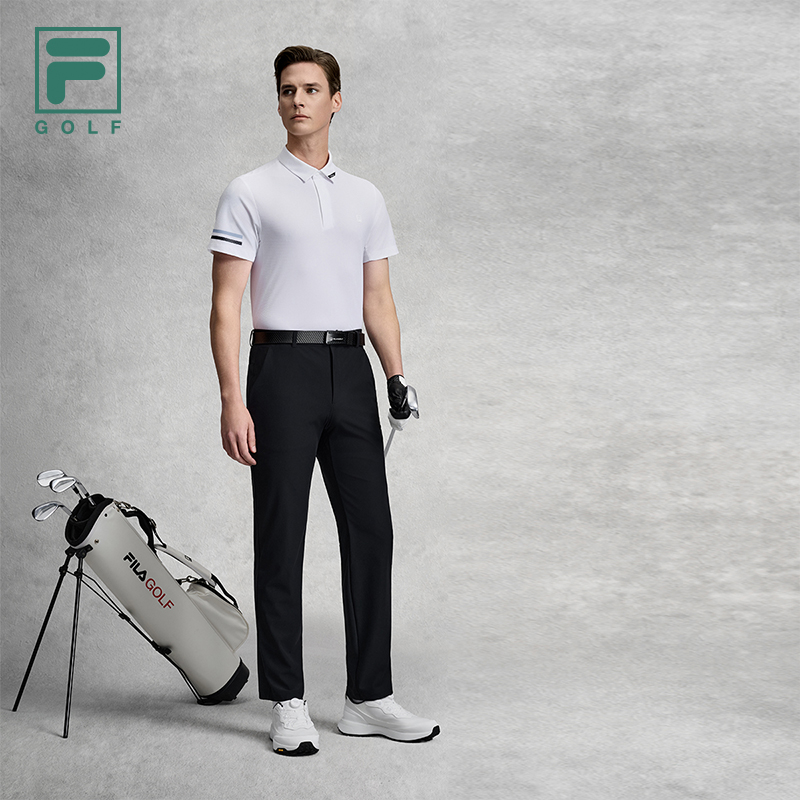 FILA MEN'S GOLF Knitted Short Sleeve Polo Shirt