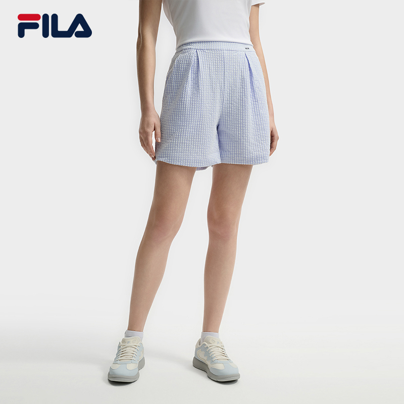 FILA CORE LIFESTYLE WHITE EVERYDAY ELEGANCE Women Knitted Shorts