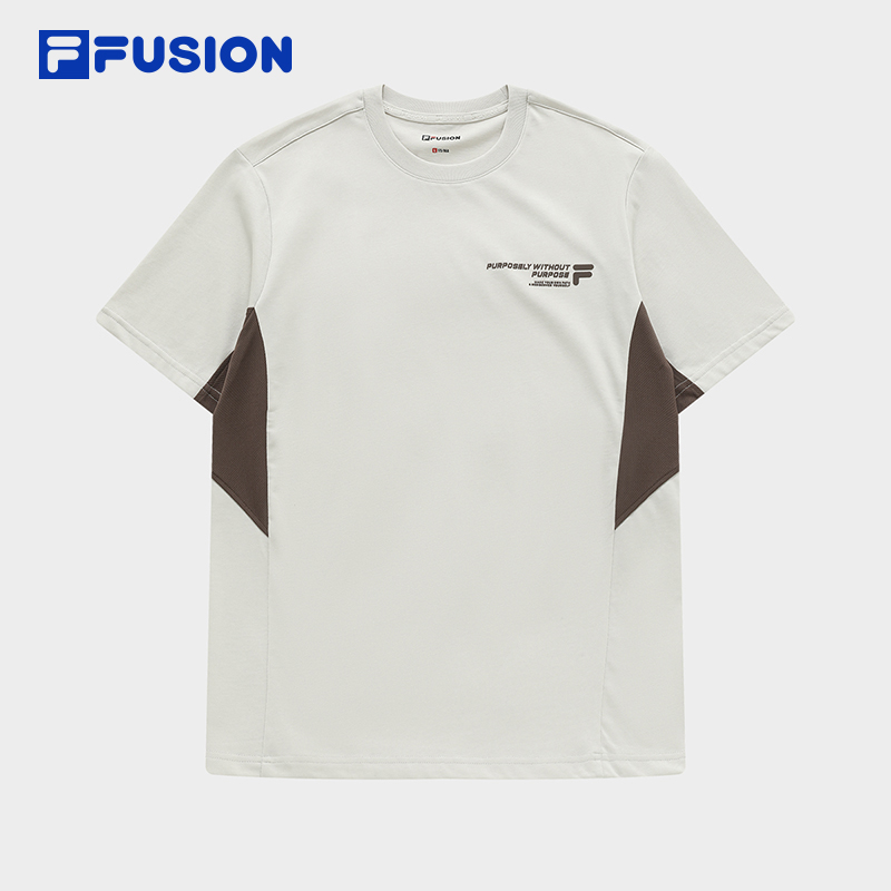 FILA FUSION INLINE URBAN TECH Men Short Sleeve T-shirt in Beige