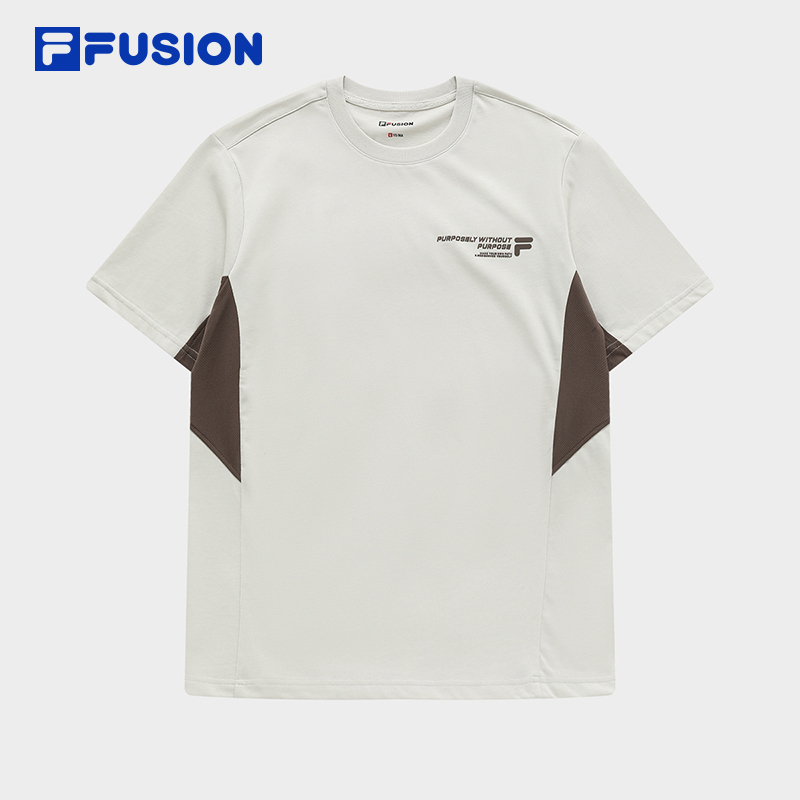 FILA FUSION INLINE URBAN TECH Men Short Sleeve T-shirt in Beige