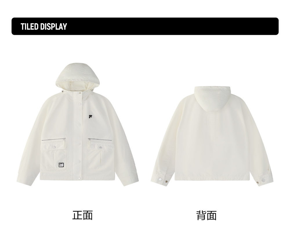 FILA FUSION INLINE FUSION X - WORKWEAR DANCE CITY GROOVE Women Woven Jacket (White)