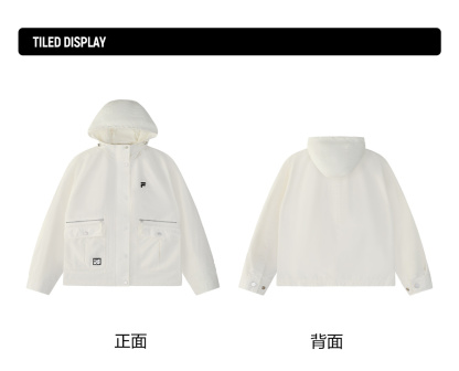 FILA FUSION INLINE FUSION X - WORKWEAR DANCE CITY GROOVE Women Woven Jacket (White)