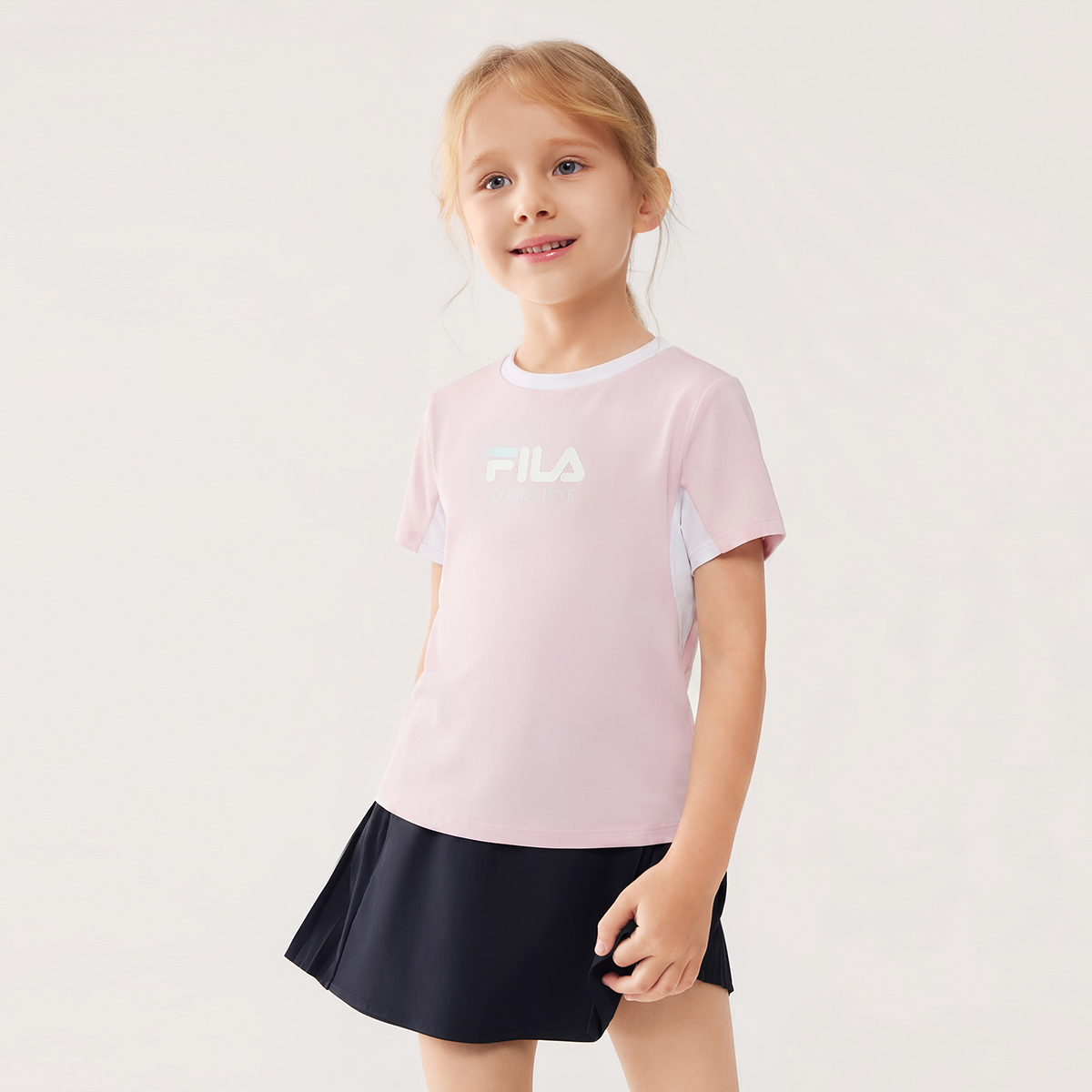 FILA KIDS PERFORMANCE TENNIS Girls Short Sleeves T-Shirt