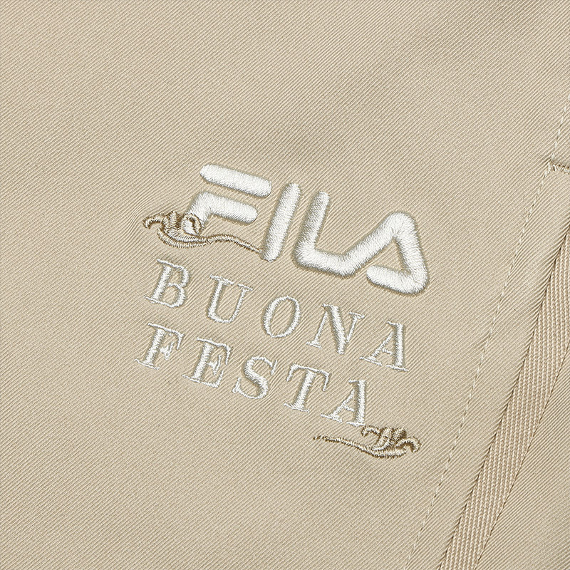 FILA CORE WHITE LINE ORIGINALE Men's Woven Pants in Light Khaki