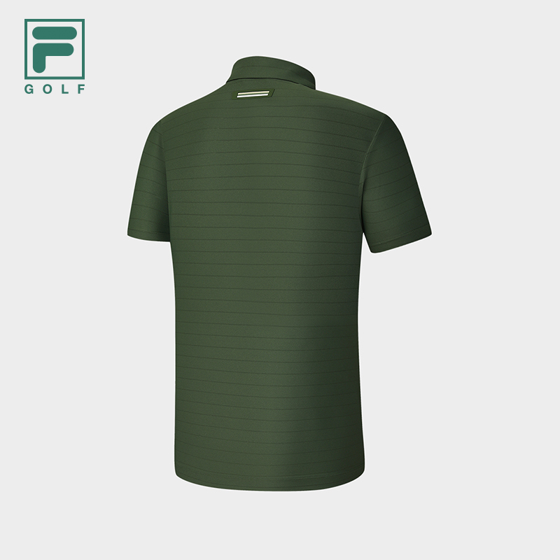 FILA CORE ATHLETICS GOLF ELITE GOLF CLUB Men Short Sleeve Polo (Full Print)