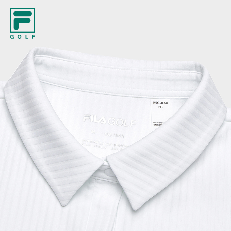 FILA CORE ATHLETICS GOLF MODERN FUSHION Women Long Sleeve Polo (White)