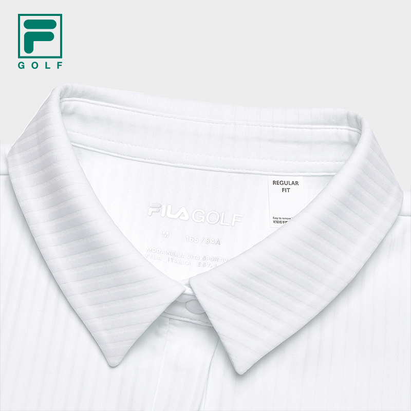 FILA CORE ATHLETICS GOLF MODERN FUSHION Women Long Sleeve Polo (White)