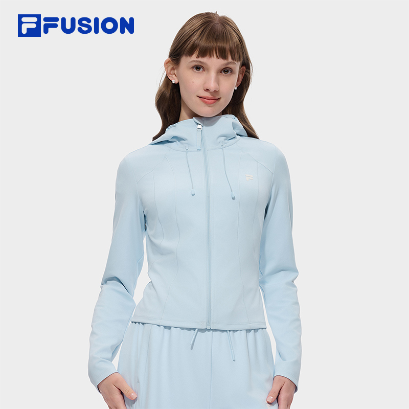 FILA FUSION INLINE Women Knitted Hooded Jacket