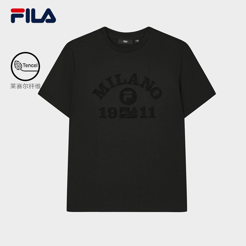 FILA CORE LIFESTYLE MILANO Women Short Sleeve T-shirt (Black