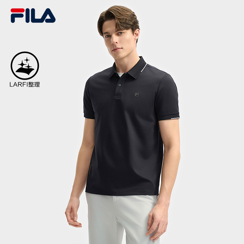 FILA CORE LIFESTYLE WHITE EVERYDAY ELEGANCE Men Polo T-shirt