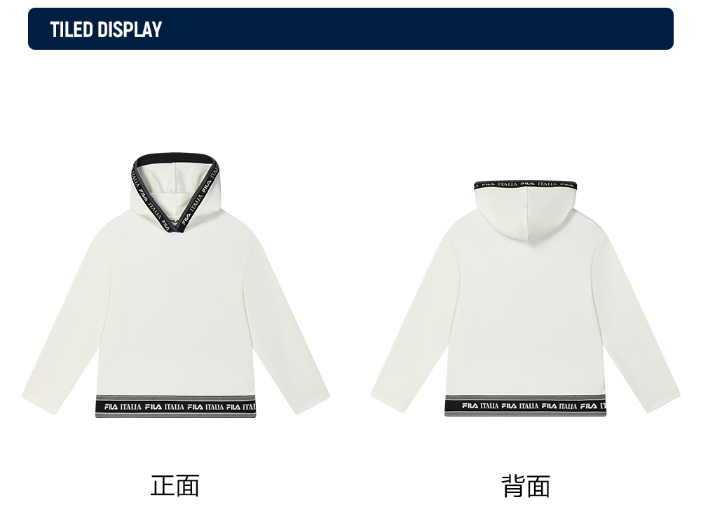 FILA CORE LIFESTYLE FILA EMERALD CHEVAL BLANC COURCHEVEL Women Hoodie (White)